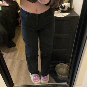 Women's Black cargo Jeans